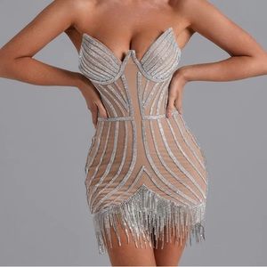 Stunning Rhinestone Cocktail Dress